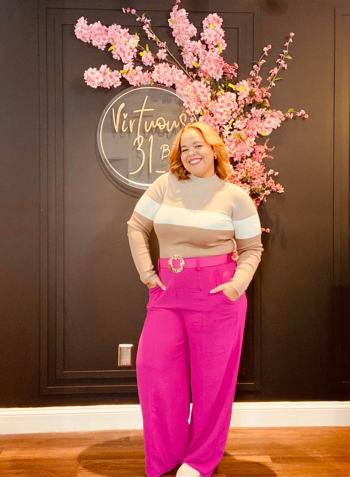 palazzo pink pants