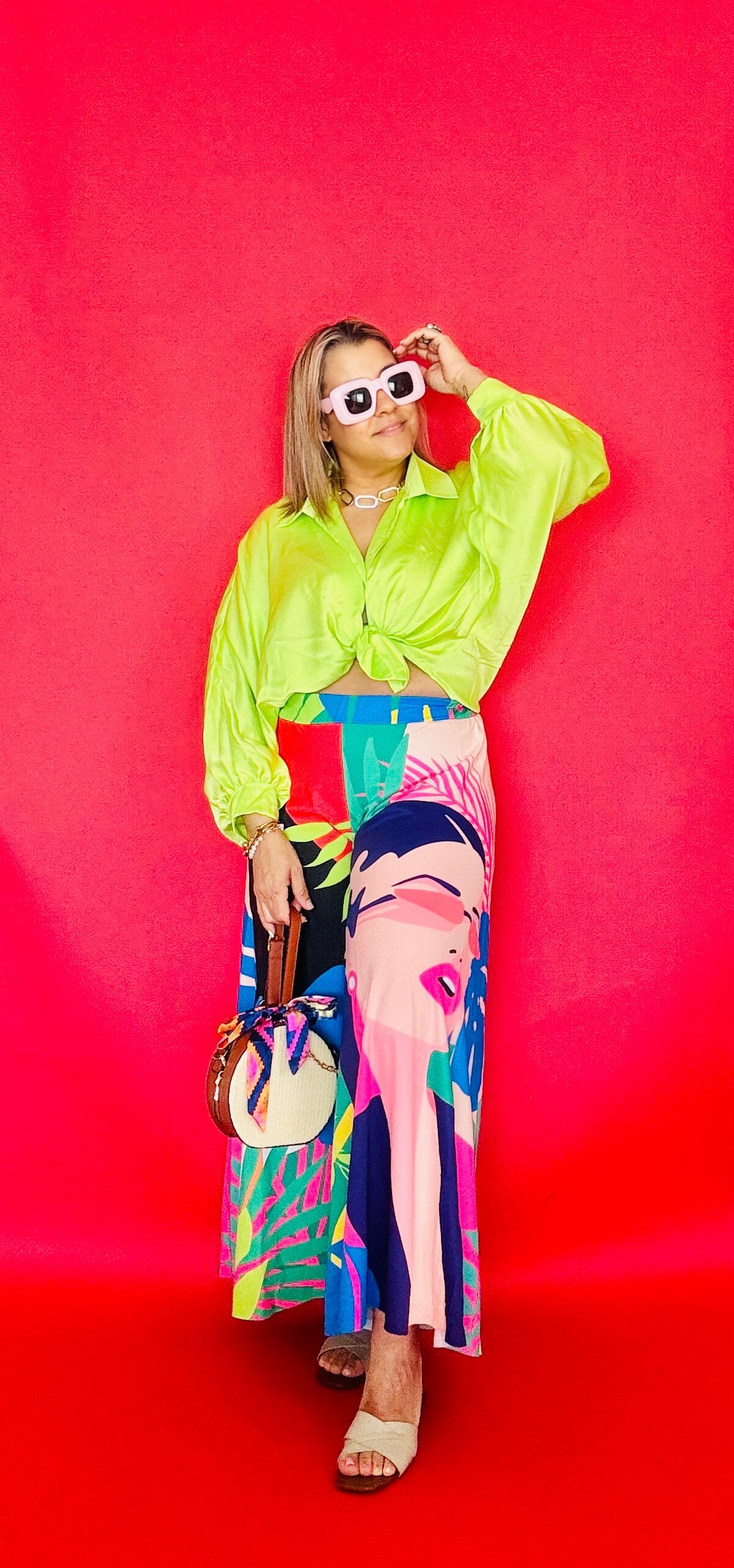 Silk apple top