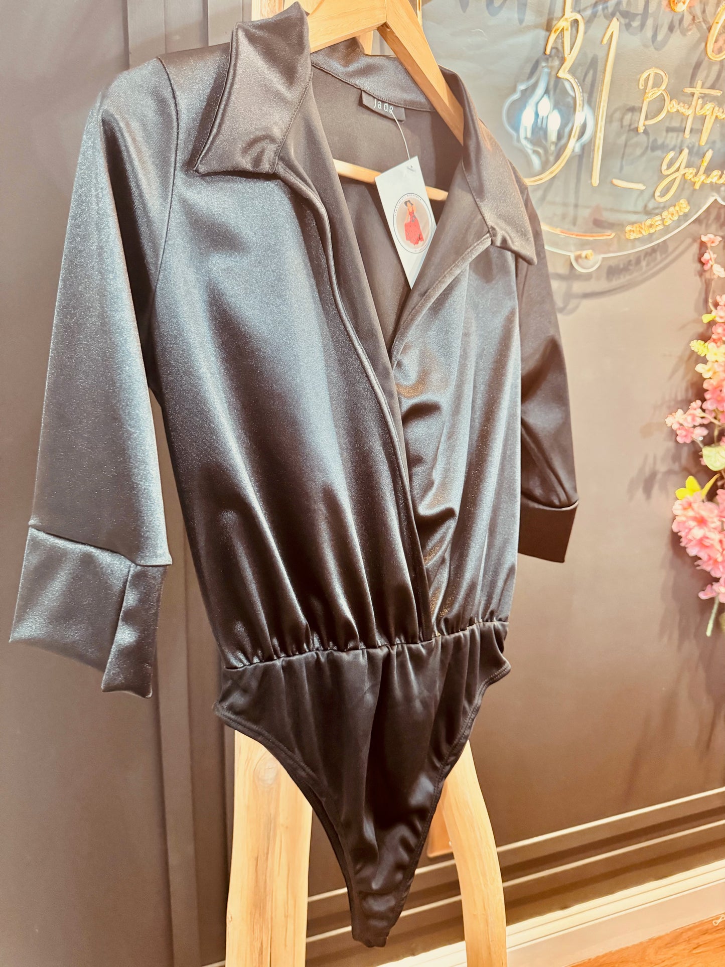 Jade satin set