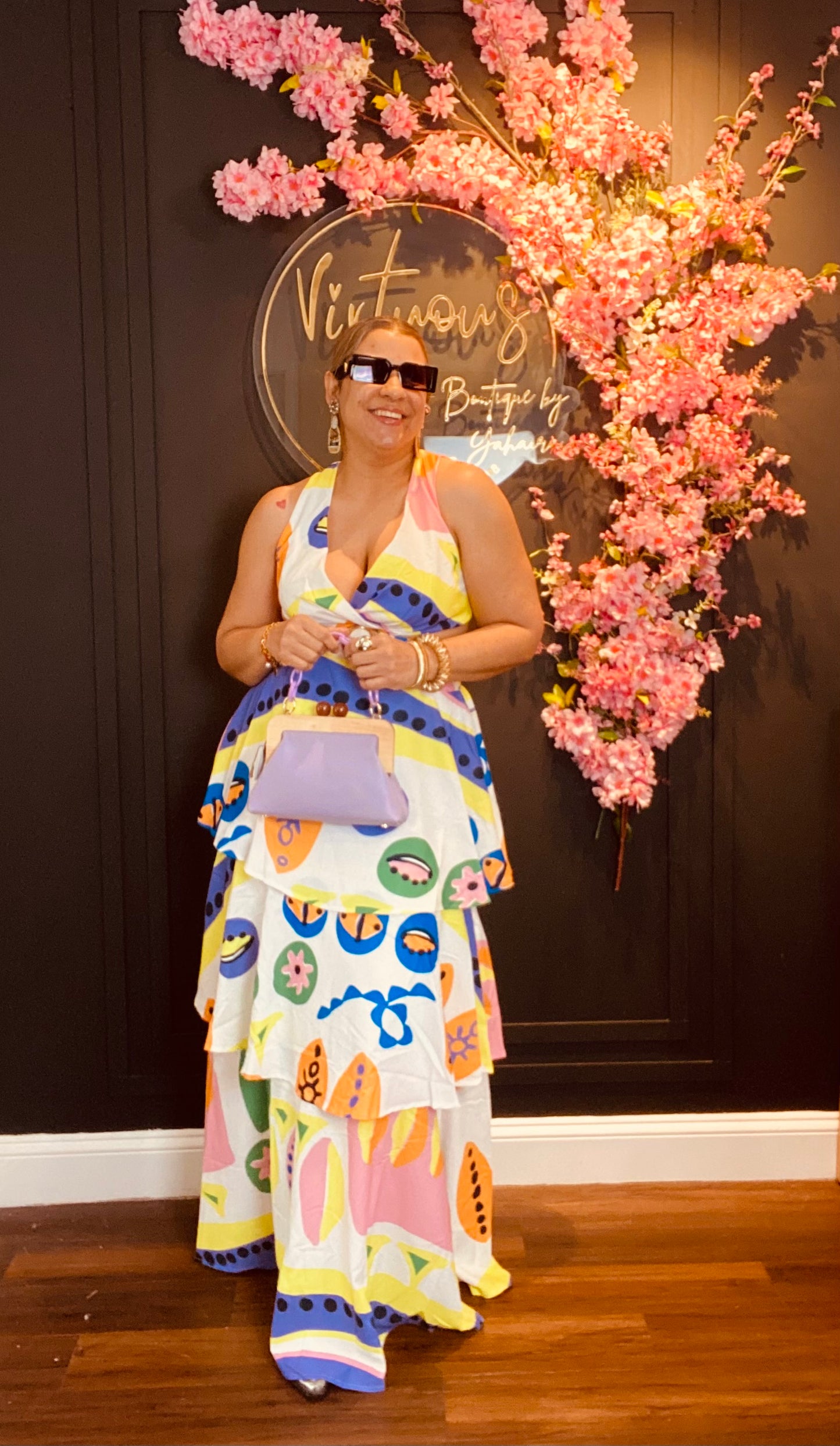 Tropical Maxi dress
