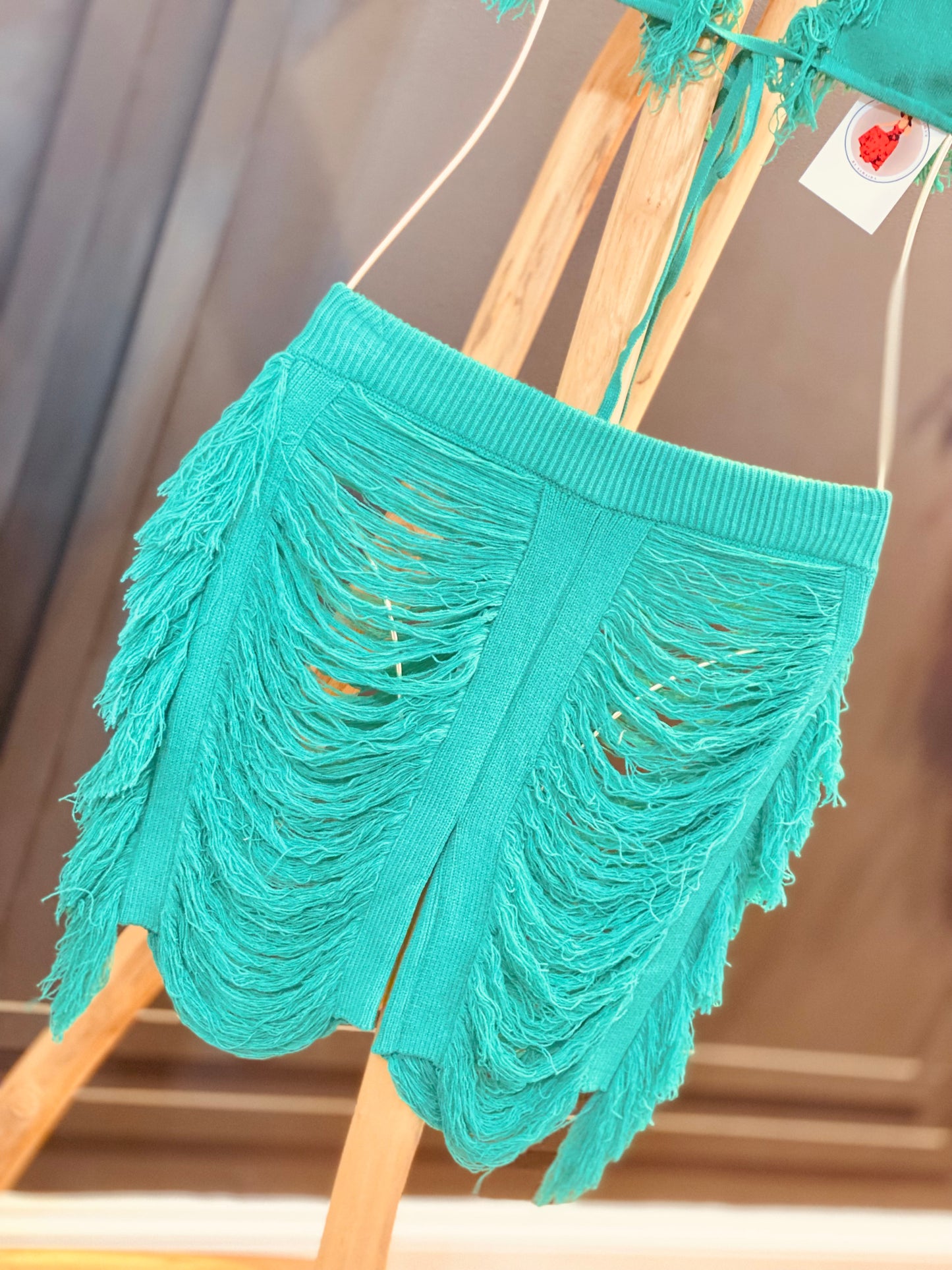 Fringed cover up