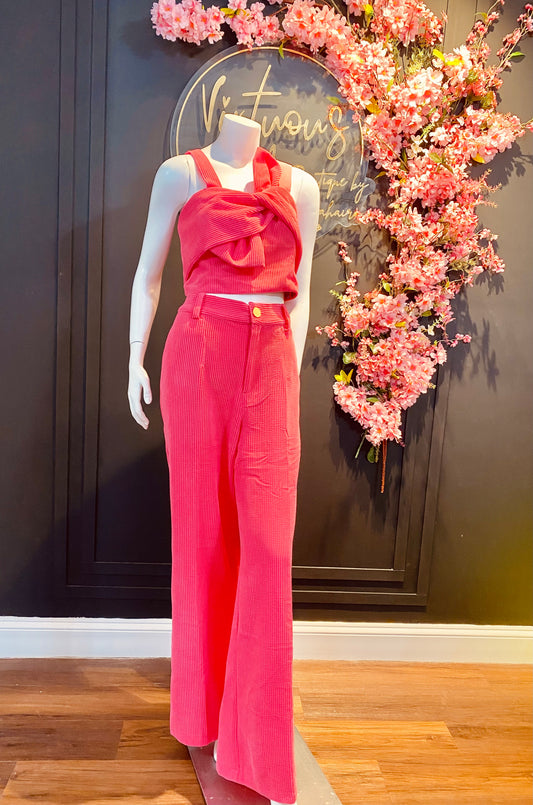 Barbie pink corduroy pants