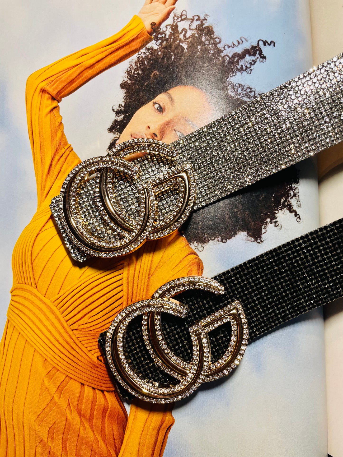 Rhinestones belt