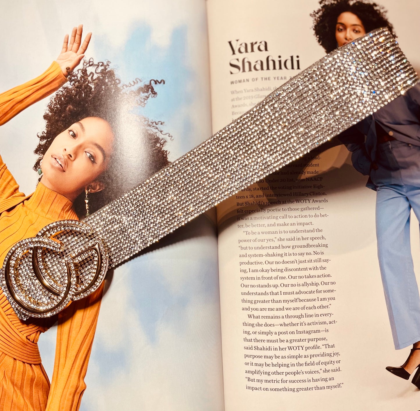 Rhinestones belt