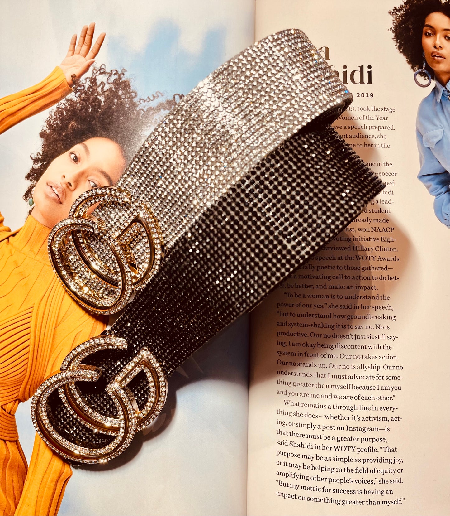 Rhinestones belt