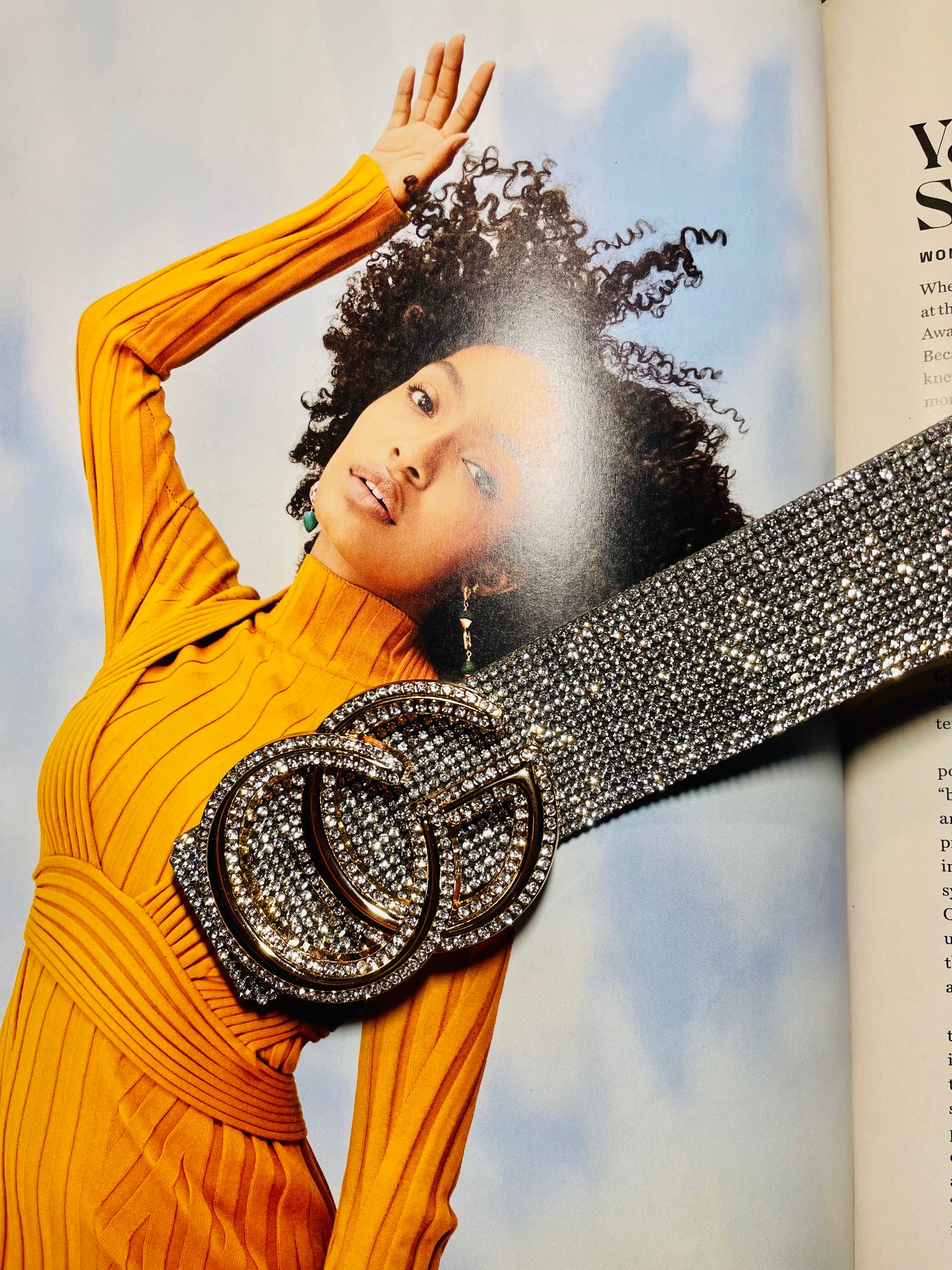 Rhinestones belt