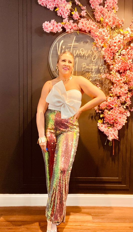 Julia’s sequin pants