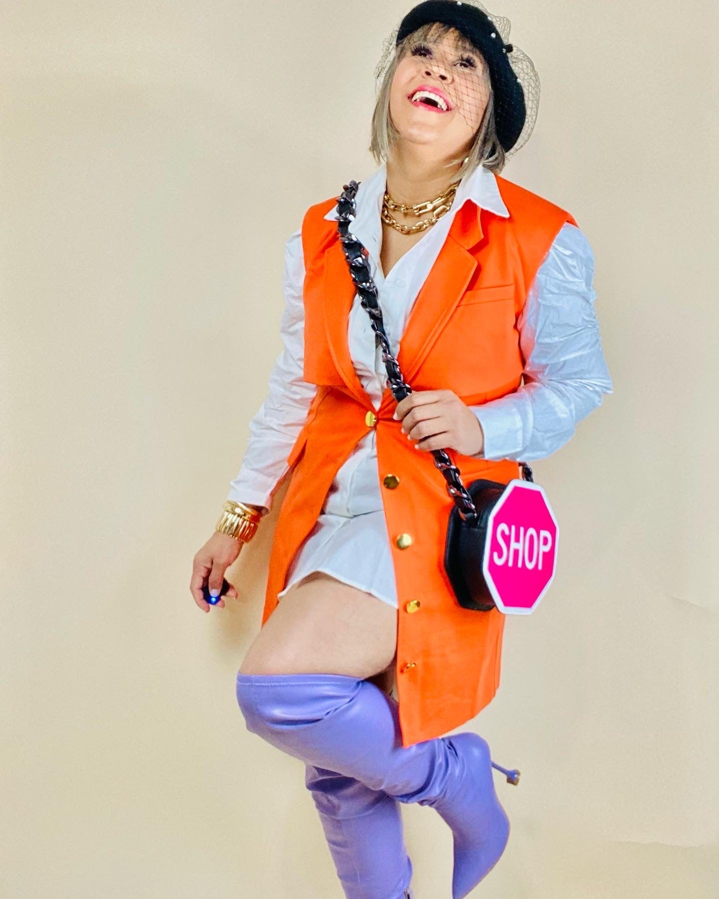 Me she vest blazer dress