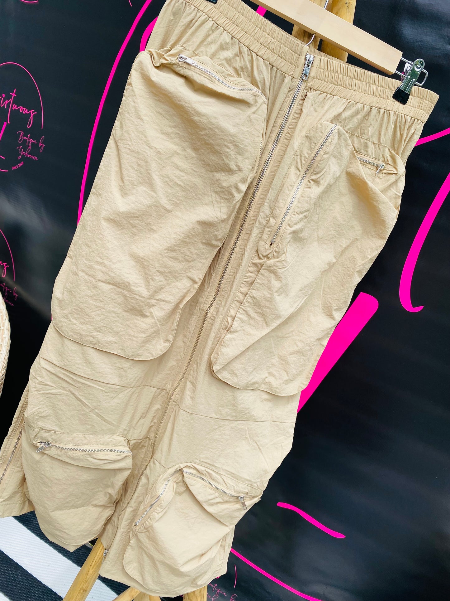 Cargo zipper skirt