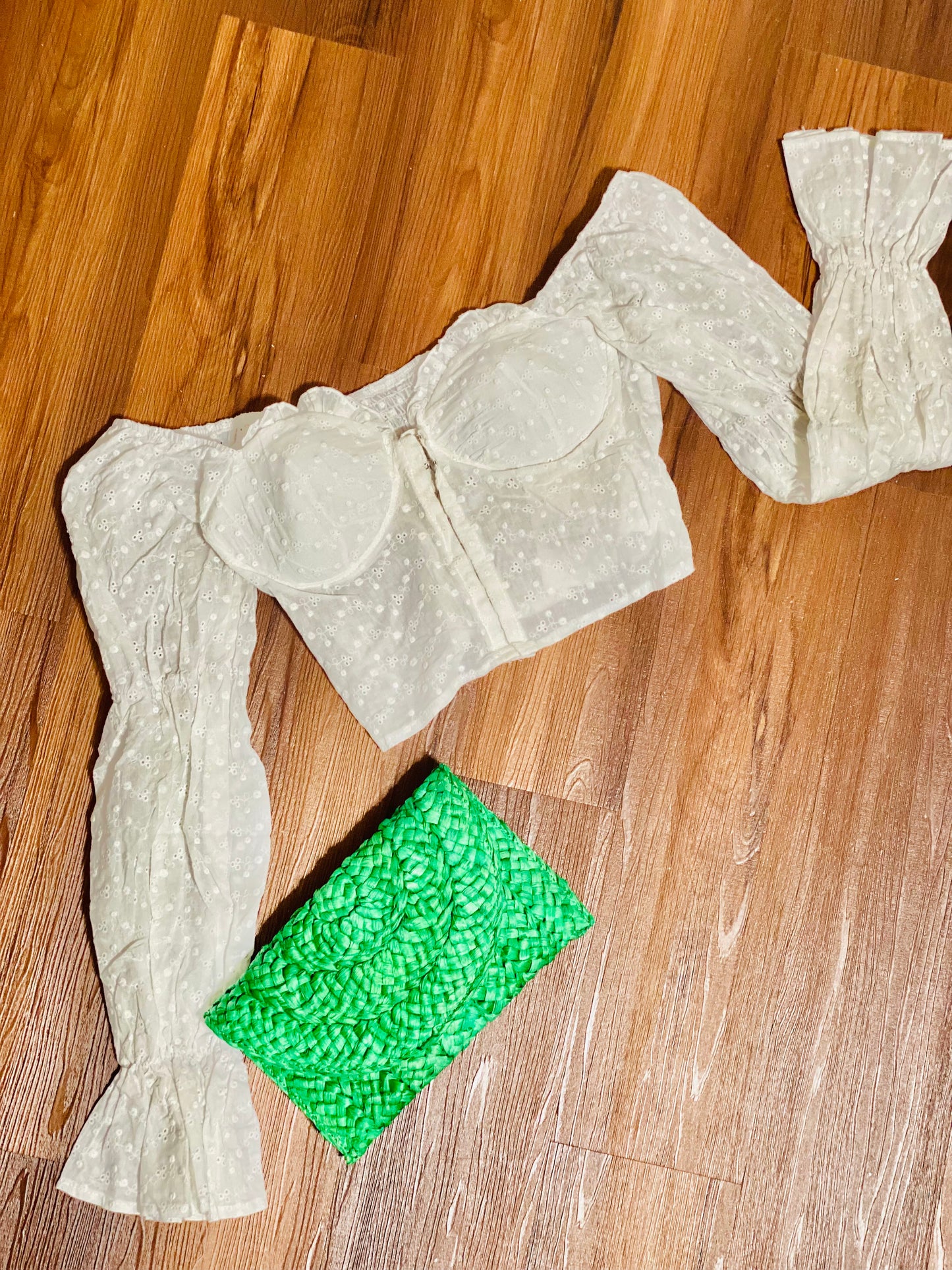 Lace crop top