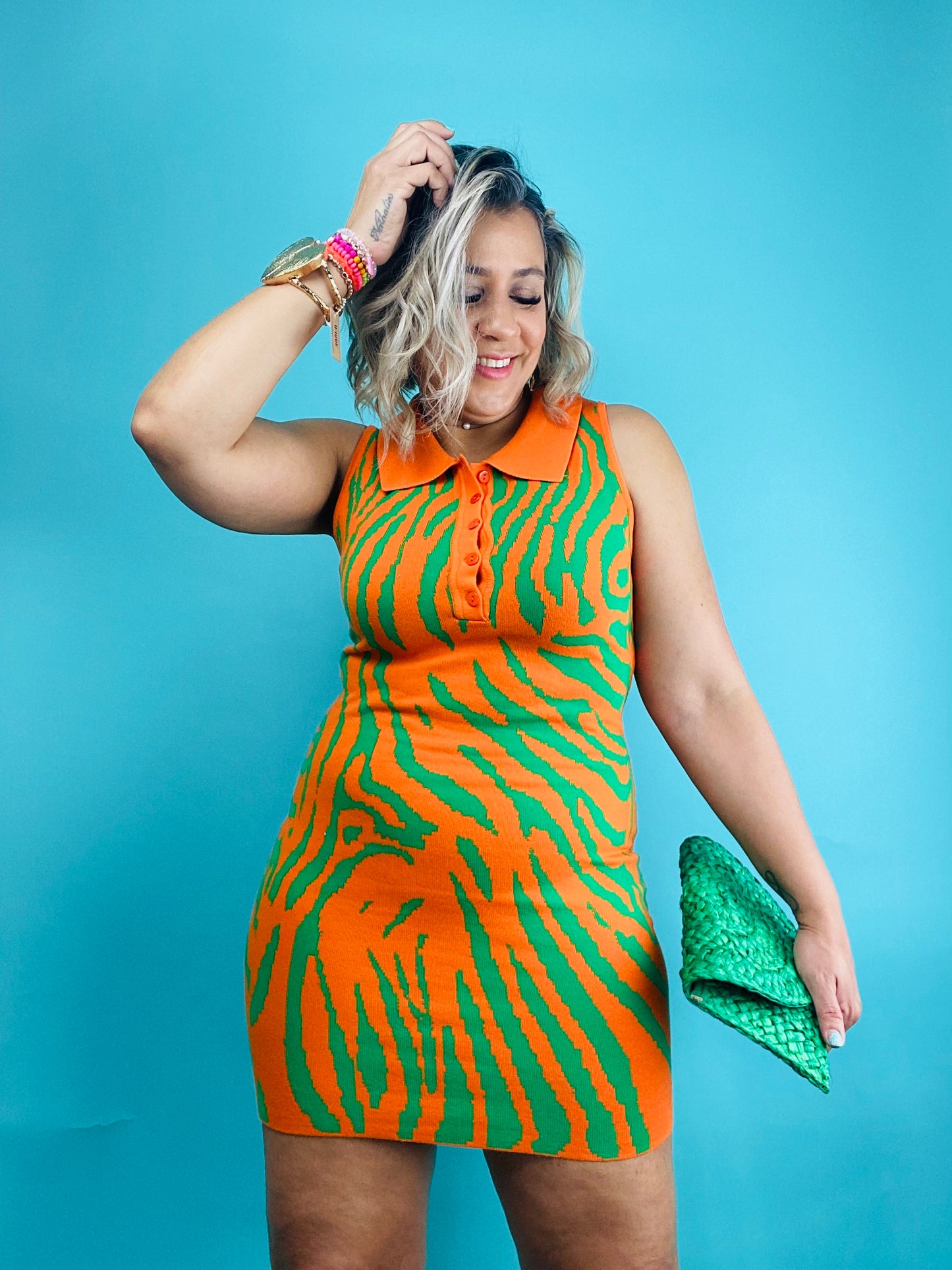 Zebra Pencil Dress