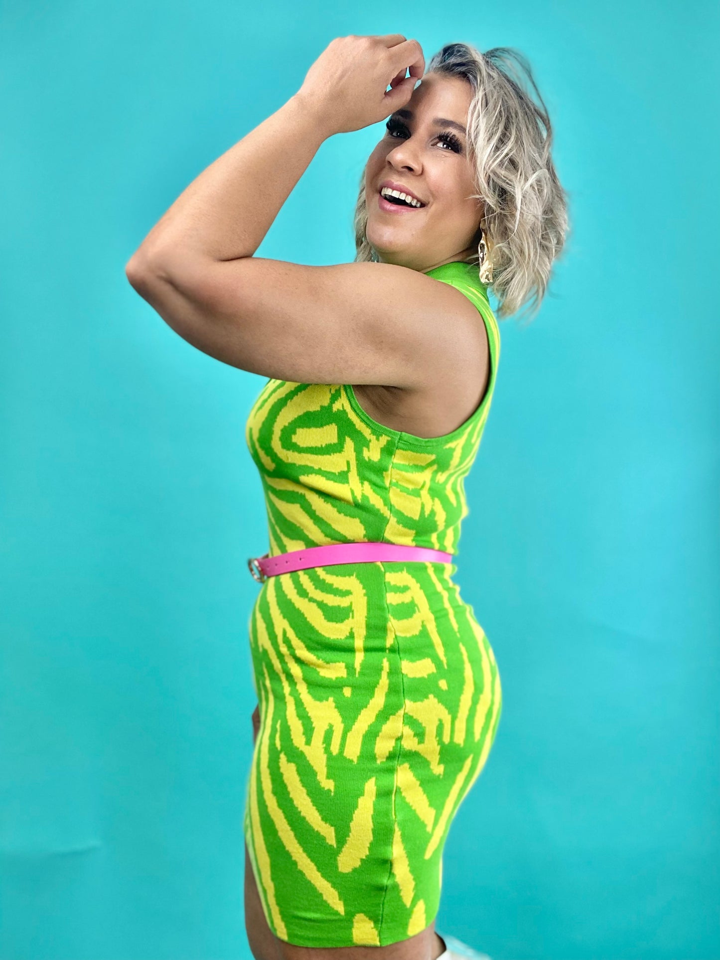 Zebra Pencil Dress