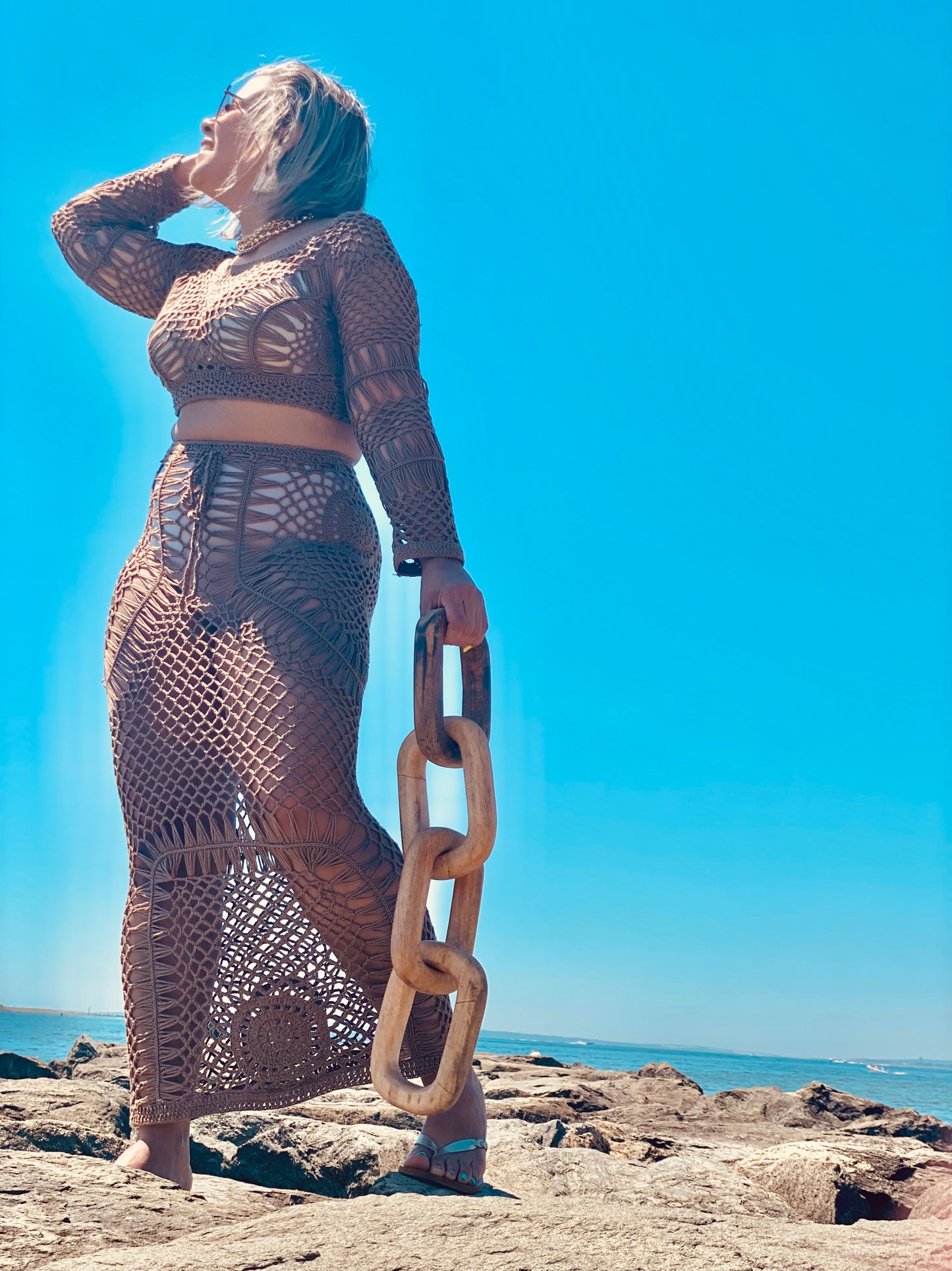 Crochet cover up