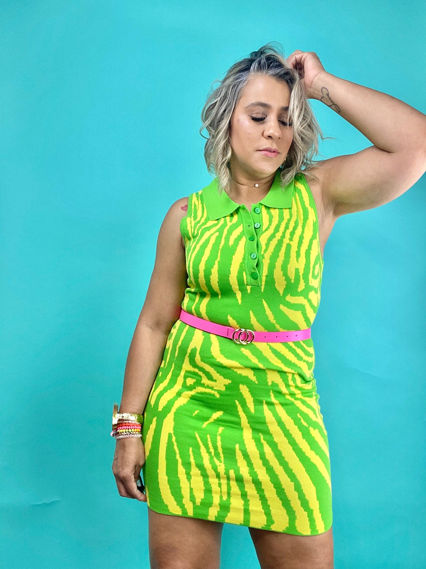 Zebra Pencil Dress